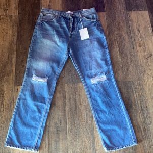 Womens KanCan mom jeans 15/31 straight fit nwt